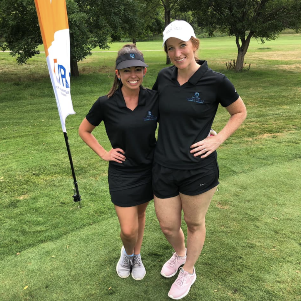 Kayla and Holly at YPN Golf Tournament
