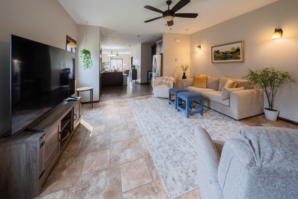 Front living room of The Opal