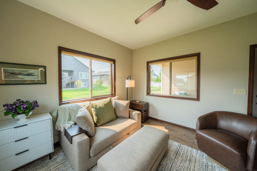 Back living room in The Opal