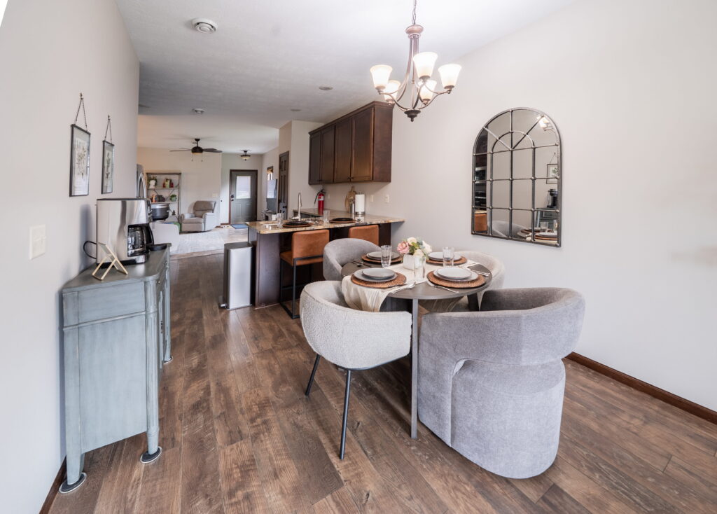 Dining area in The Opal